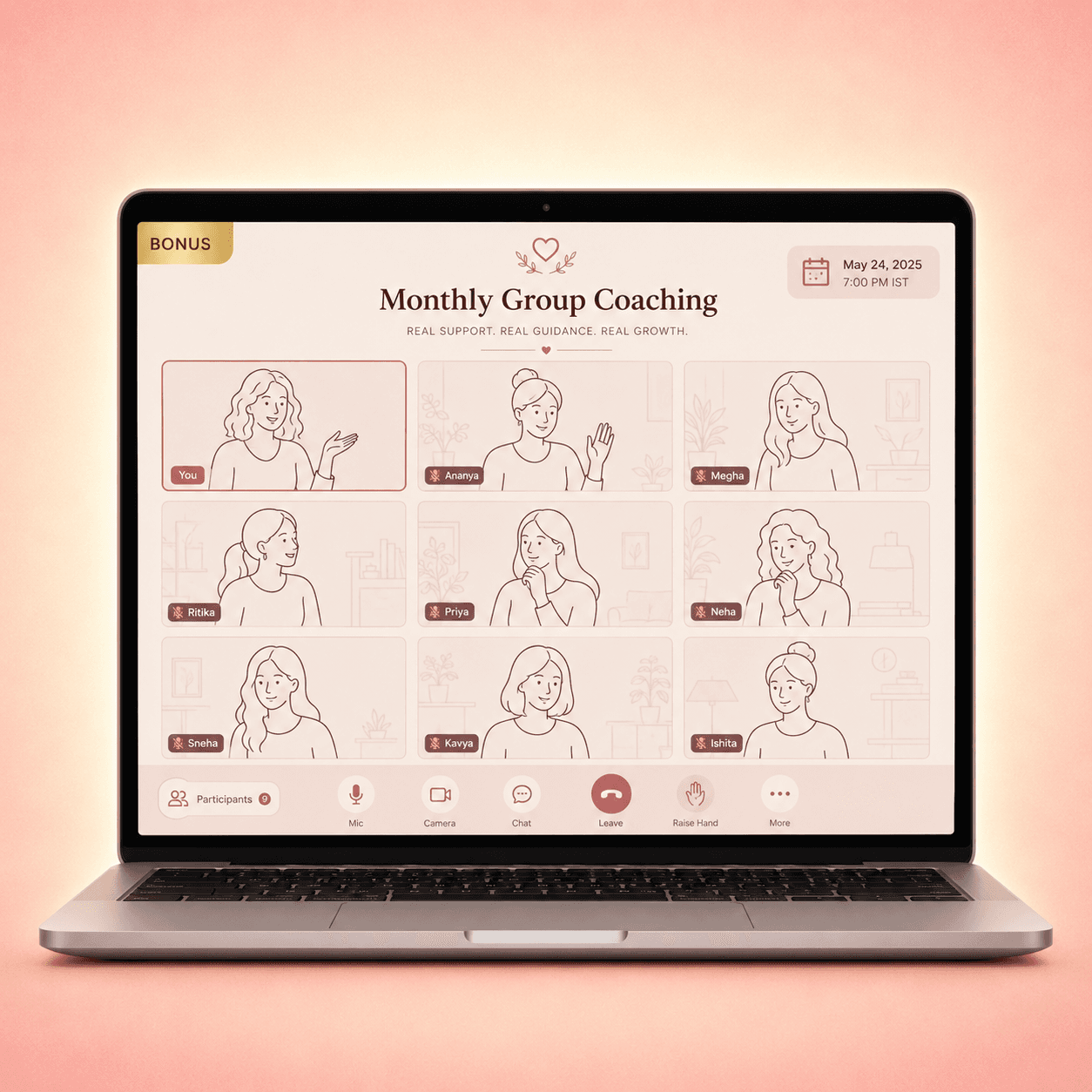 Monthly Group Coaching Sessions